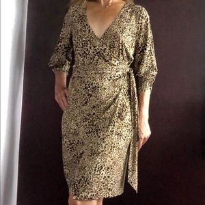 LAUNDRY by Shelli Segal wrap dress.